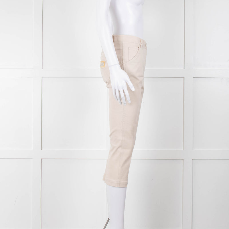 Dolce & Gabbana Beige Capri Trousers