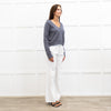 Zadig & Voltaire Grey Cashmere V Neck Jumper