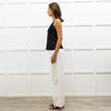 Cami NYC Black Silk & Lace Half Lined Camisole