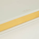 Smythson White Leather Hardbound Guest Book