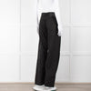 Rag & Bone Logan Black Mid Rise Wide Leg Jeans