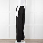 Rag & Bone Logan Black Mid Rise Wide Leg Jeans