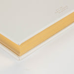 Smythson White Leather Hardbound Medium Guest Book
