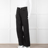 Rag & Bone Logan Black Mid Rise Wide Leg Jeans