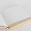 Smythson White Leather Hardbound Medium Guest Book