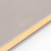 Smythson Dove Grey Leather Hardbound Guest Book