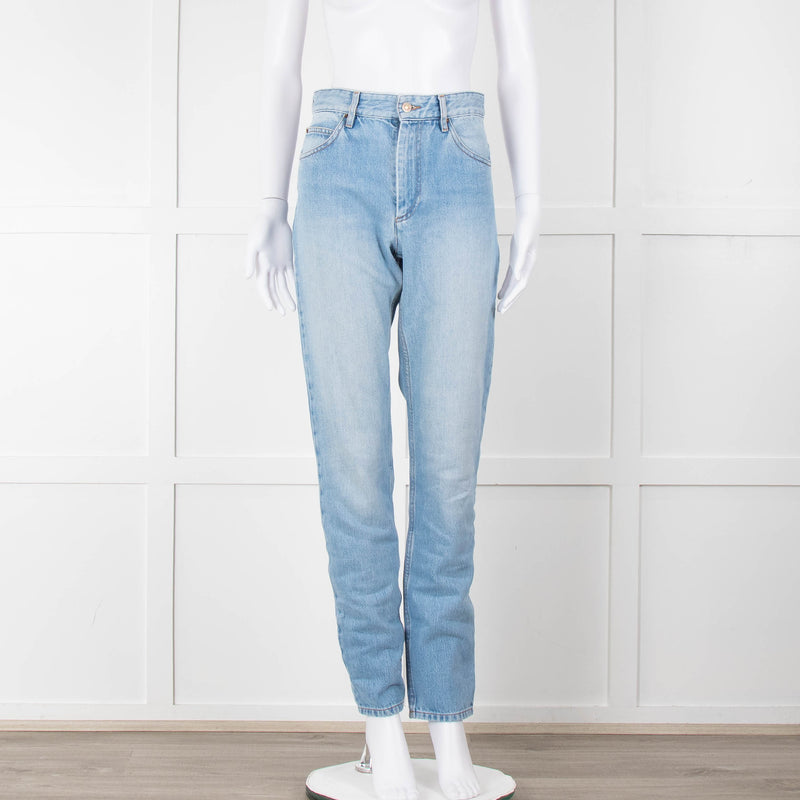 Isabel Marant Etoile Pale Denim Slim Leg Jeans