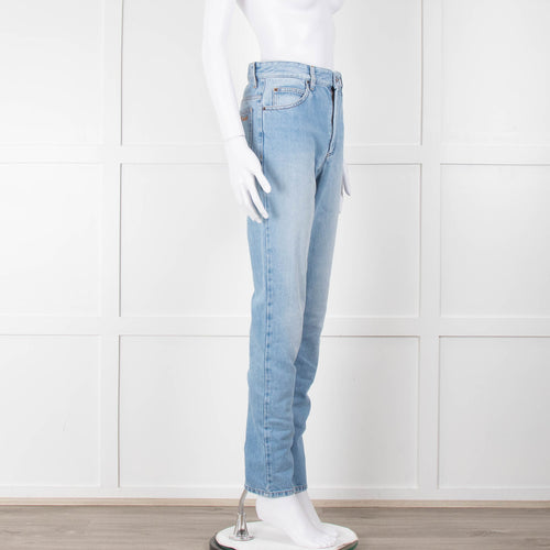Isabel Marant Etoile Pale Denim Slim Leg Jeans