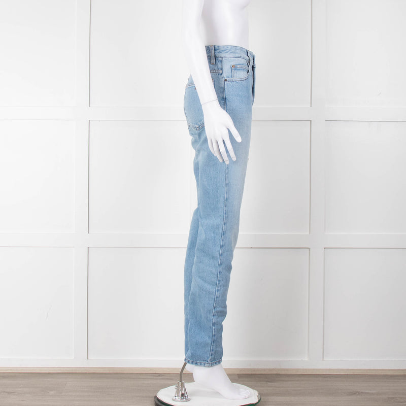 Isabel Marant Etoile Pale Denim Slim Leg Jeans