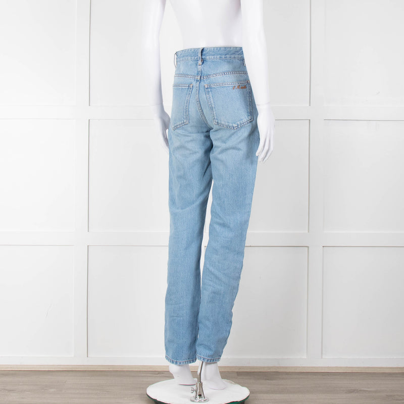 Isabel Marant Etoile Pale Denim Slim Leg Jeans