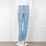 Isabel Marant Etoile Pale Denim Slim Leg Jeans