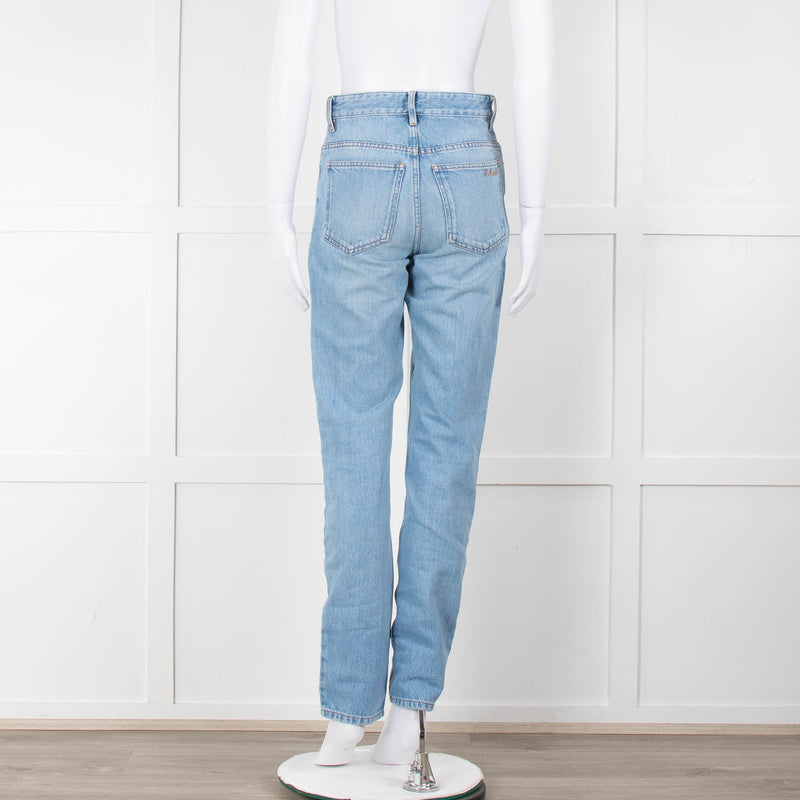 Isabel Marant Etoile Pale Denim Slim Leg Jeans