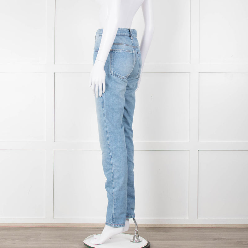 Isabel Marant Etoile Pale Denim Slim Leg Jeans