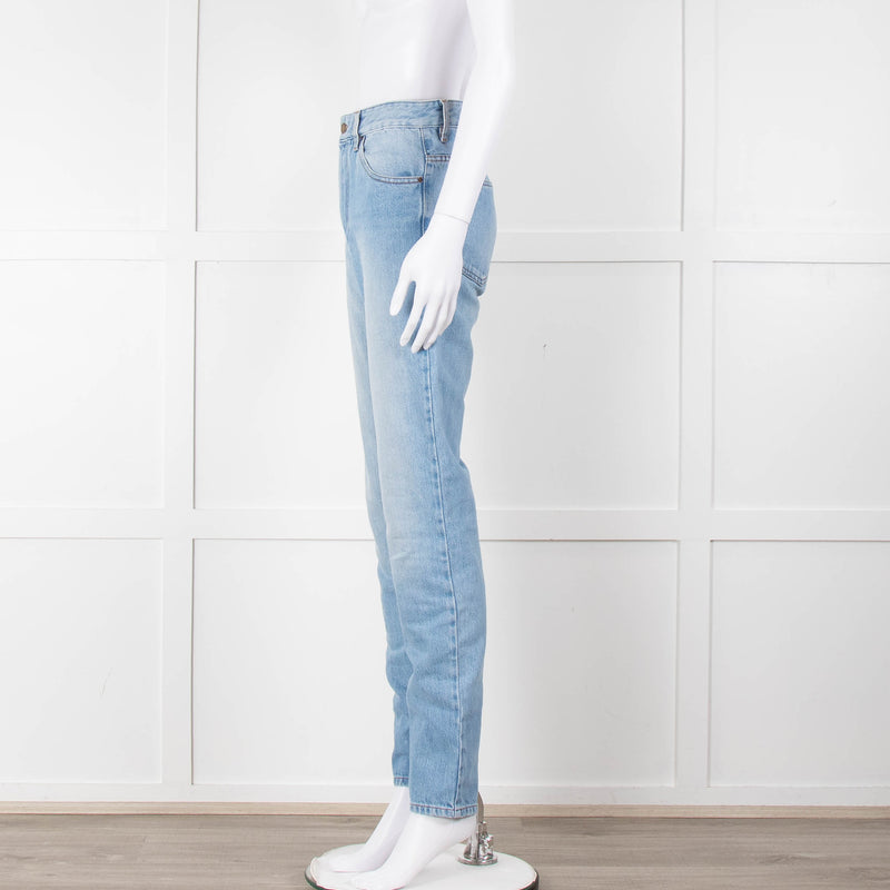 Isabel Marant Etoile Pale Denim Slim Leg Jeans