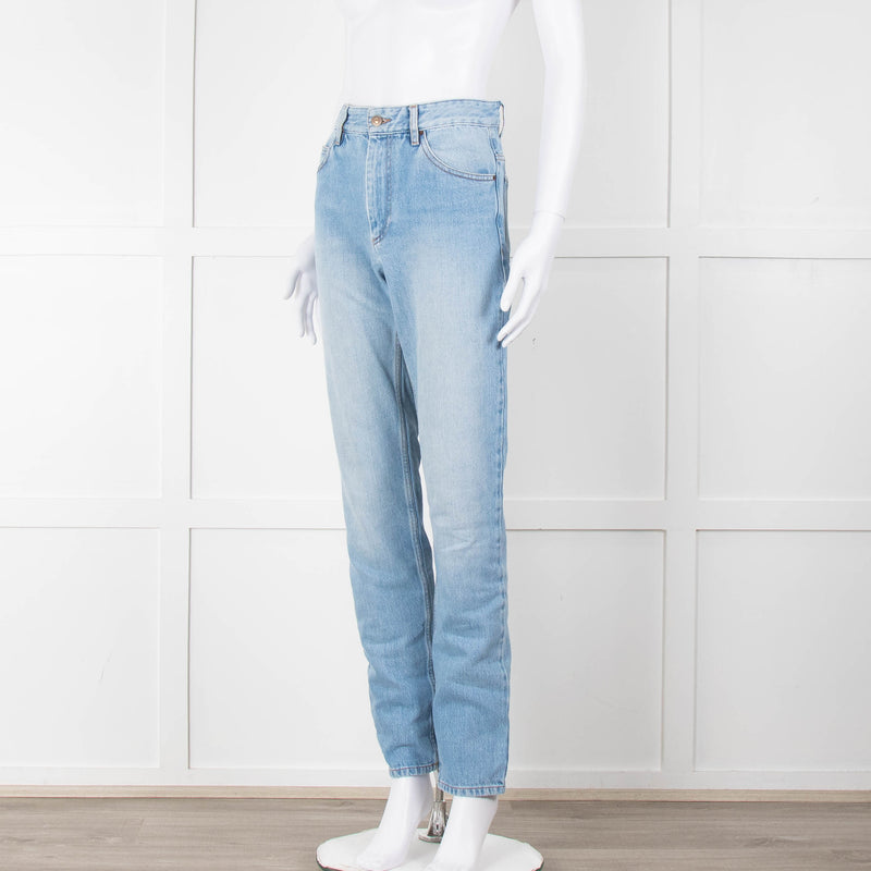 Isabel Marant Etoile Pale Denim Slim Leg Jeans