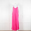 Essentiel Antwerp Neon Pink Slip Dress