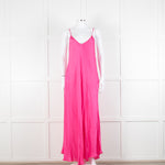 Essentiel Antwerp Neon Pink Slip Dress