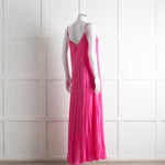 Essentiel Antwerp Neon Pink Slip Dress