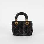 Dior Mini Beaded Lady Dior with Crossbody Chain Strap