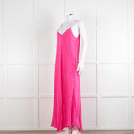 Essentiel Antwerp Neon Pink Slip Dress