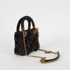 Dior Mini Beaded Lady Dior with Crossbody Chain Strap