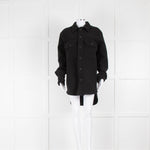RAEY Black Wool Shacket