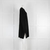 Rick Owens Black Boiled Cashmere Midi Dress