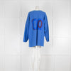 Erl Blue Oversized Giants Baseball Top