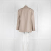 Frankie Shop Oatmeal Single Breasted Oversized Blazer