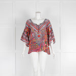 Inoa Sequin Patterned Frill Sleeve Blouse