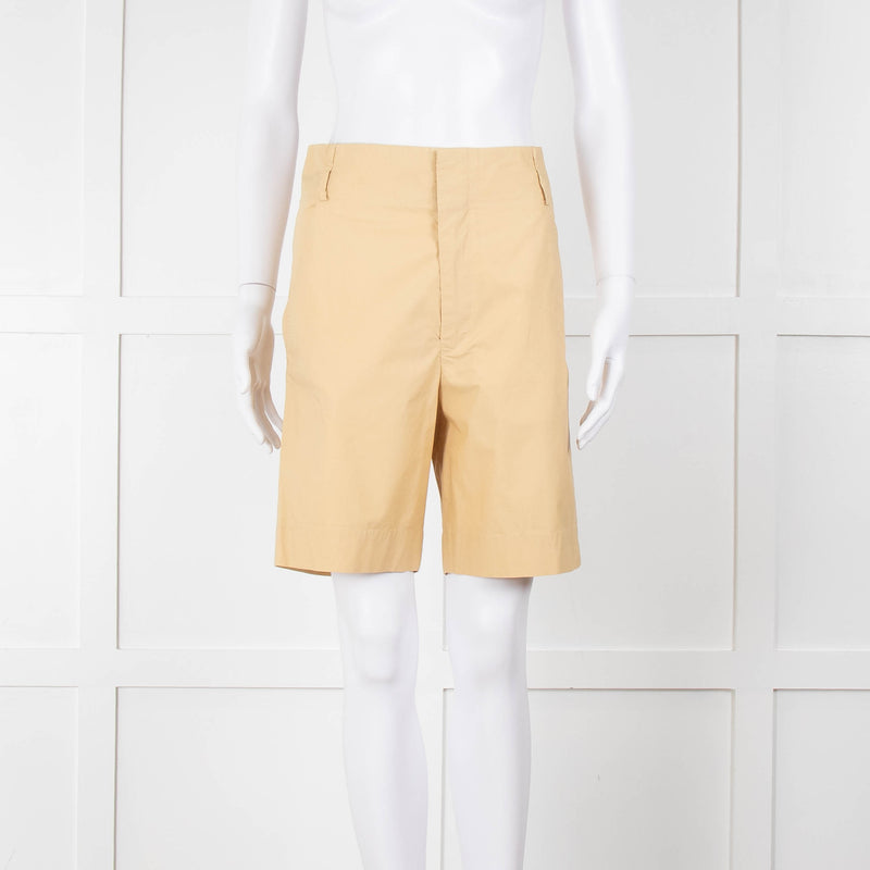 Isabel Marant Mustard Yellow Knee Length Shorts