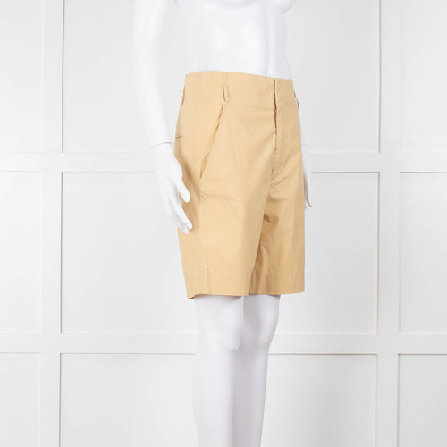 Isabel Marant Mustard Yellow Knee Length Shorts