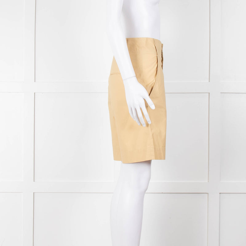 Isabel Marant Mustard Yellow Knee Length Shorts