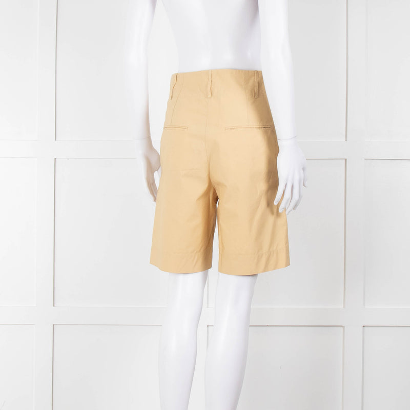 Isabel Marant Mustard Yellow Knee Length Shorts