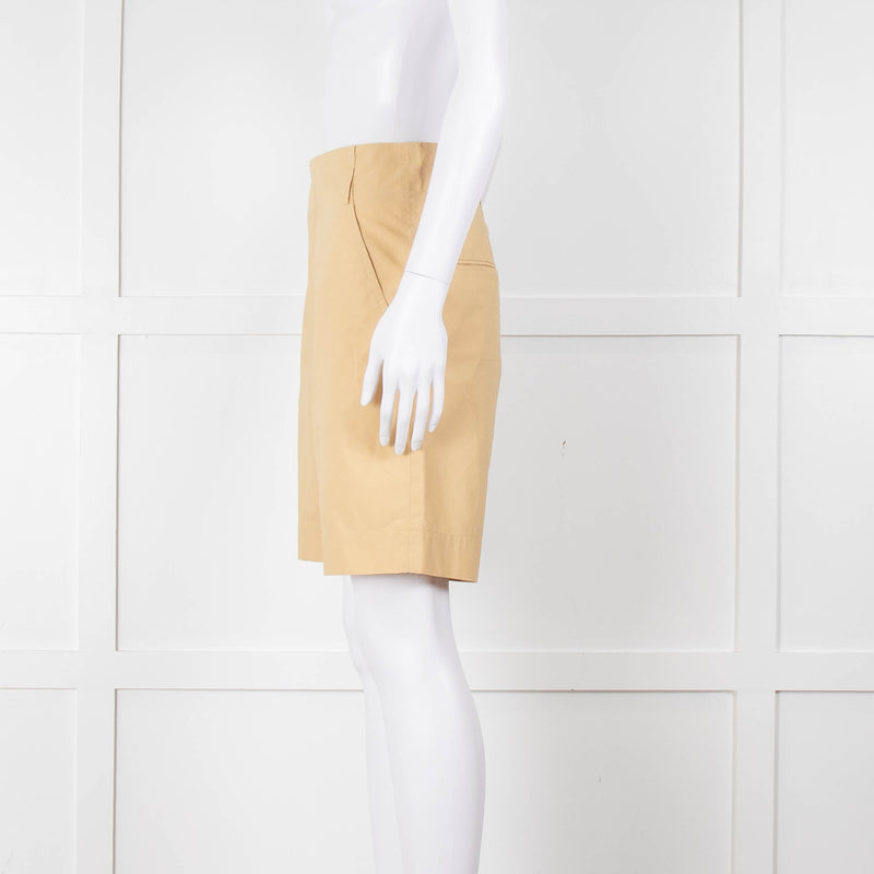 Isabel Marant Mustard Yellow Knee Length Shorts