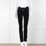 Isabel Marant Etoile Navy Jumbo Cord Low Rise Trousers