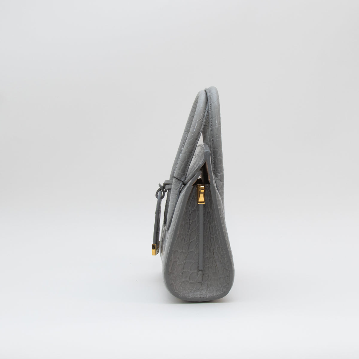 Alexander McQueen Grey Small Heroine Bag