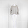 Crush Cashmere Grey Round Neck Flecked Jumper