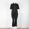 Seventy & Mochi Black Denim Flared Boilersuit