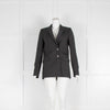 The Kooples Straight Blazer with Jewelled Buttons