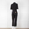 Seventy & Mochi Black Denim Flared Boilersuit