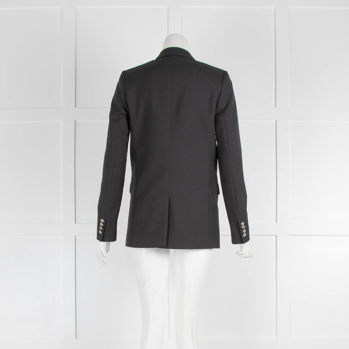 The Kooples Straight Blazer with Jewelled Buttons