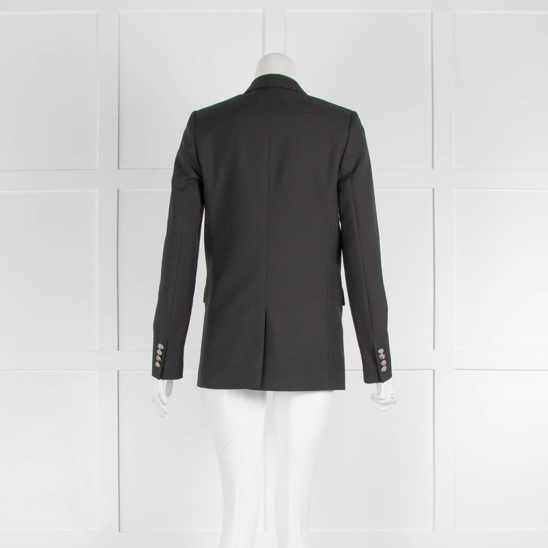 The Kooples Straight Blazer with Jewelled Buttons