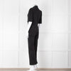 Seventy & Mochi Black Denim Flared Boilersuit