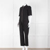 Seventy & Mochi Black Denim Flared Boilersuit