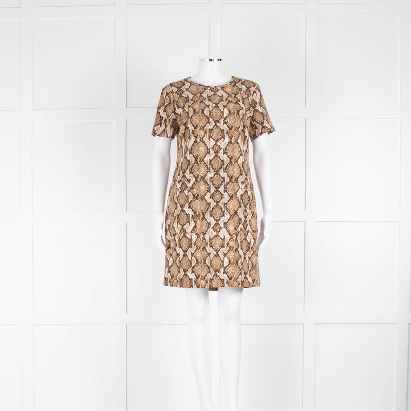 Michael Kors Snake Print A Line Dress