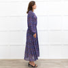 Marant Etoile Purple Blue Pink Floral Maxi Dress