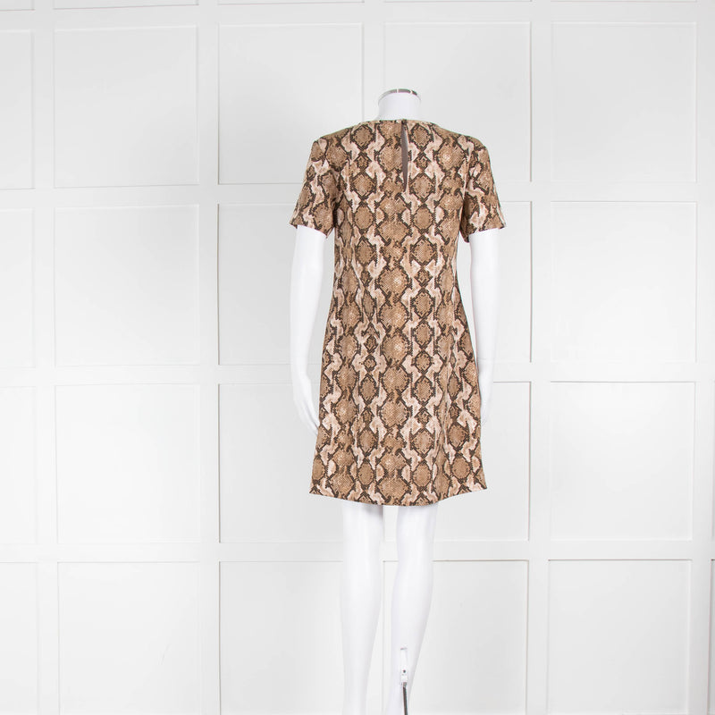 Michael Kors Snake Print A Line Dress