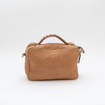 Mulberry Tan Snake Print Alexa Camera Bag with Postman Lock