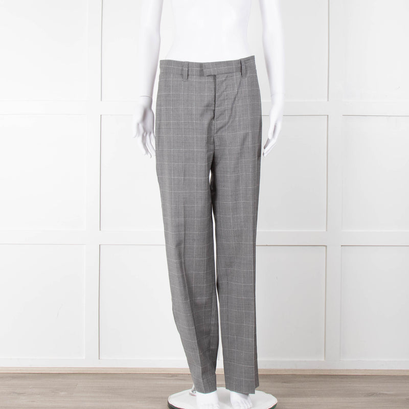 Zadig & Voltaire Grey Herringbone Suit Jacket and Trousers